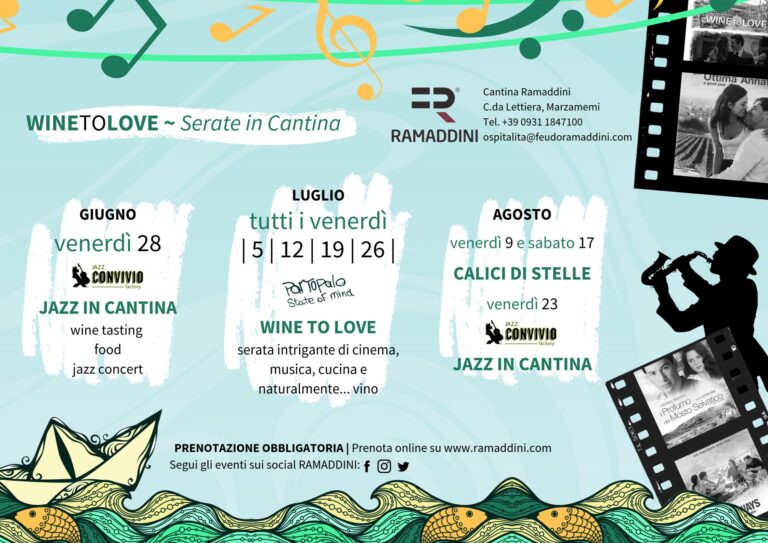 WINE TO LOVE - SERATE IN CANTINA RAMADDINI