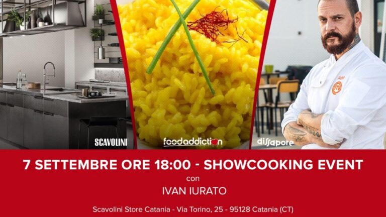 Siamo allo show-cooking con Ivan Iurato di Masterchef!
